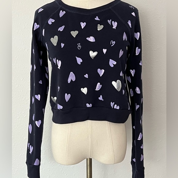Abercrombie Kids Hearts Sweatshirt XL 12 - Picture 1 of 1